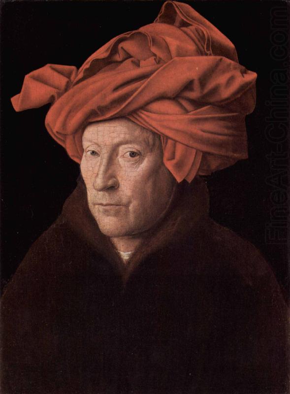 Jan Van Eyck Portrait of a Man oil painting picture